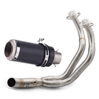 R7 Modified Exhaust Pipe Front, Motorcycle exhaust pipe - complete-set-o