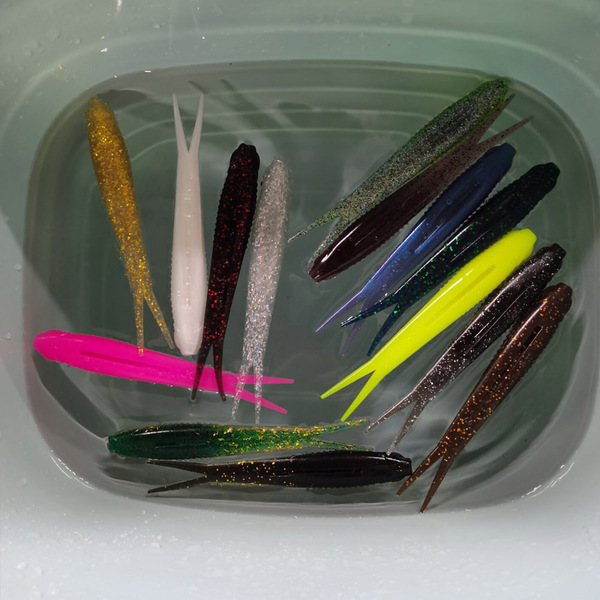 TPR soft bait Baby silencer fork tail 120mm 10g bite resistant…