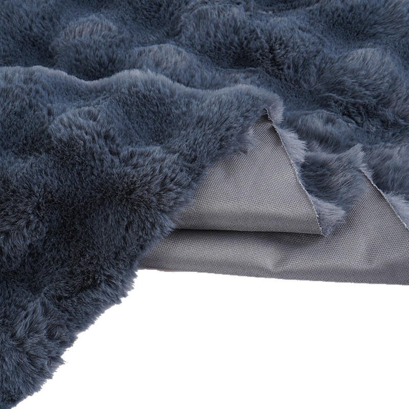 Tejilla de burbuja grande confortable para la piel juguete ropa de hogar burbuja lana de conejo tela senil manta almohada burbuja