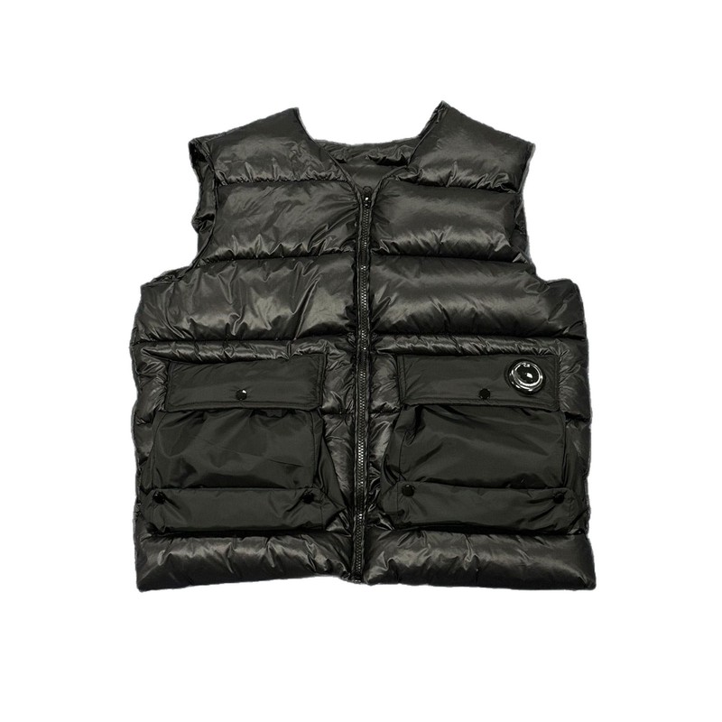 跨境外贸秋冬新品C.P.棉服马甲经典工装加厚保暖棉服外套马甲批发|undefined