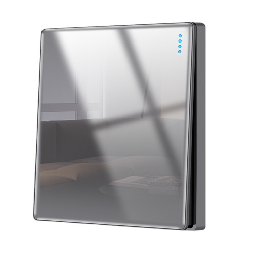 International electrician household type 86 large gray switch socket 16a one open five holes with USB porous dual control panel