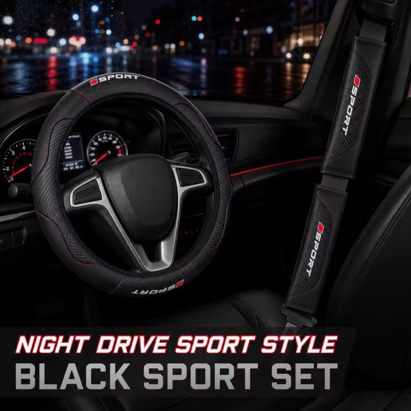 Cross-border Amazon Temu labeling and shipping services for car interior kits, steering wheel covers, and car seat shoulder pads