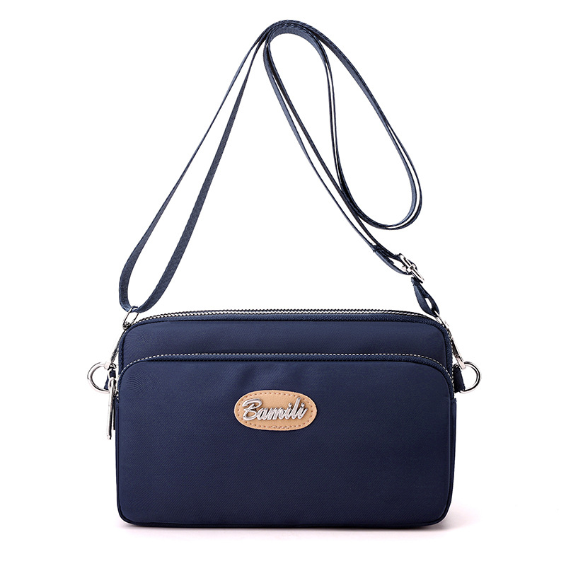 2025 nuevo estilo coreano moda transfronteriza todo fósforo Oxford tela bandolera bolso pequeño ligero casual de hombro para mujer