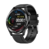 03 black leather strap (magnetic charging)