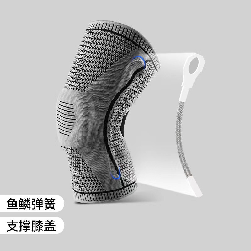 Hombres y mujeres deportes ciclismo de punto de silicona Primavera Baloncesto transpirable rodillera pierna de protección equipo de protección deportes rodillera