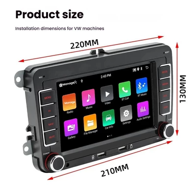 Cross-Border 7inch Compatible with Car mp5
