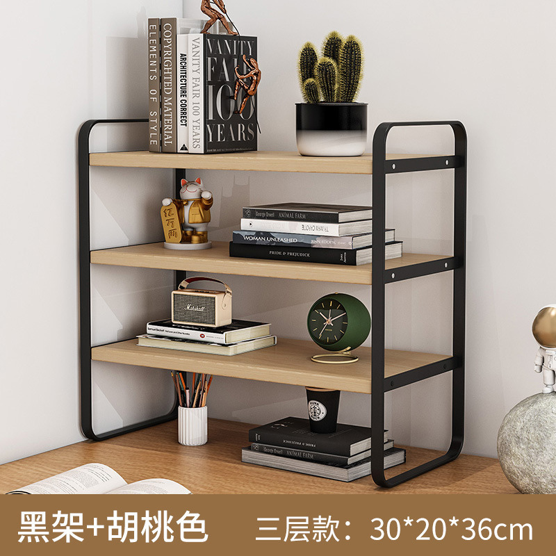 デスクトップ収納ラック多層本棚学生デスク収納ラックオフィスコンピュータデスク層状キャビネット収納アーティファクト|undefined