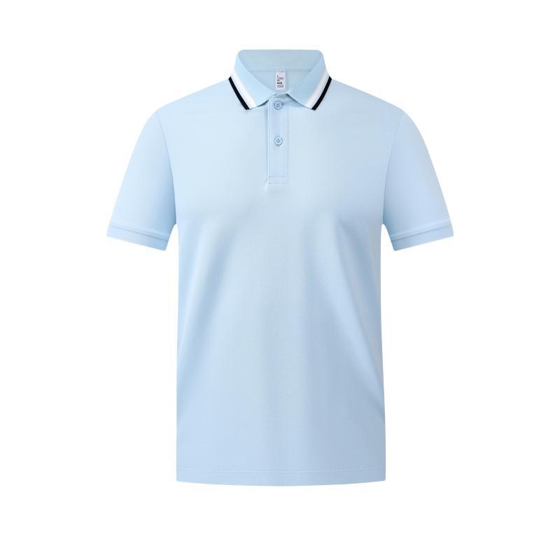 Camiseta de polo de tamaño grande personalizada camiseta transfronteriza ropa de trabajo camiseta cultural bordada logotipo revestido vestido de trabajo de manga corta personalizado
