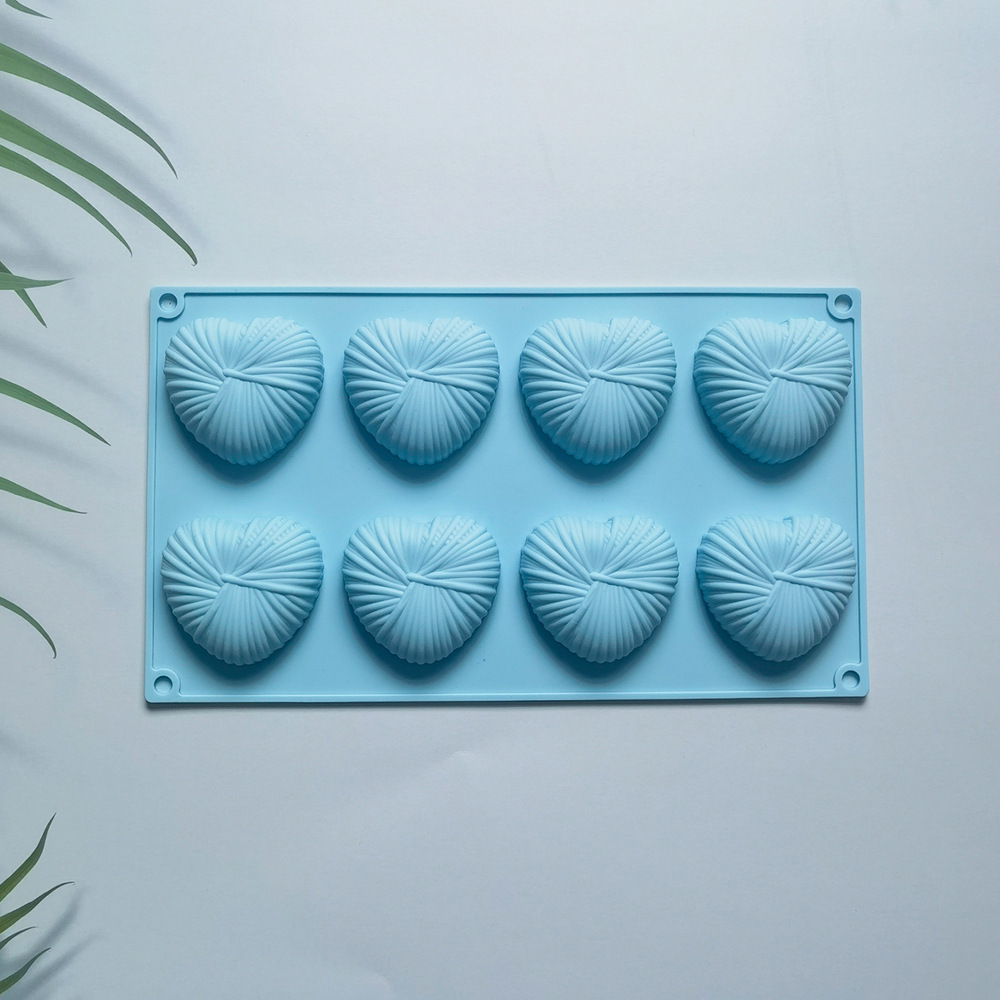 8 amor de lana 86 molde de silicona pastel helado pudín molde de postre jabón utensilios