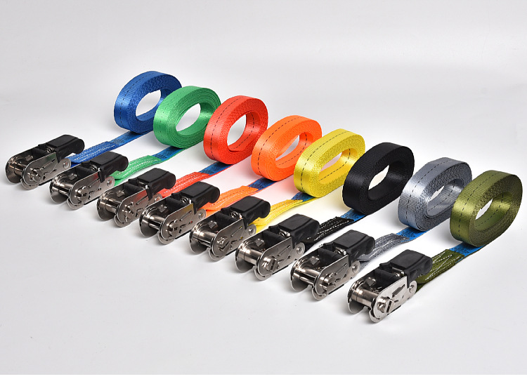 Self-driving Tour Tensioner 1 inch Small Stainless Steel Ratchet Tie Down Strap