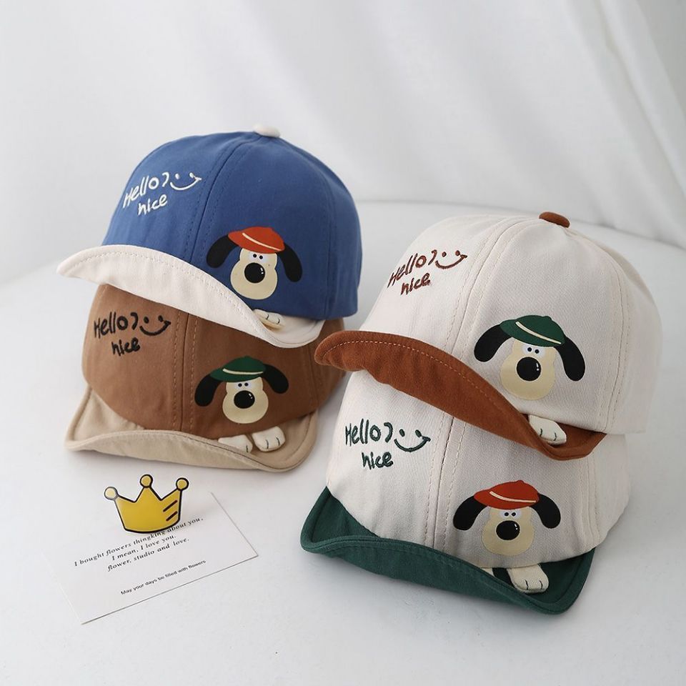 Sombreros para bebés primavera y otoño delgados, gorras de lengua de superpeso lindas para niños y niñas, sombreros de béisbol de protección solar para niños pequeños