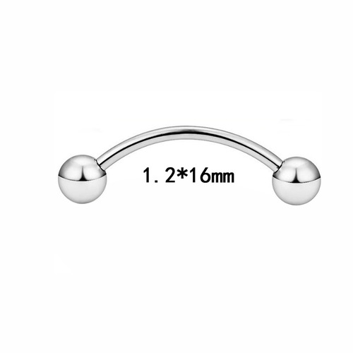 Gaibei Cross-border Stainless Steel Tongue Nails, Tongue Rings, Cross-Border Tongue Nails, Eyebrow Nails, Color Diamond Tongue Nails, Human Body Piercing Accessories Now Available