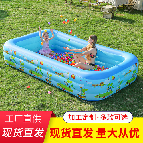 ins cross-border hot selling swimming pool wholesale thickened inflatable home swimming pool children's swimming pool baby paddling pool