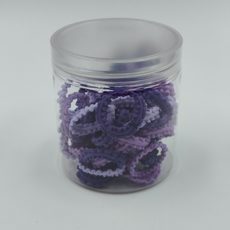 Fábrica directa enlatada de alta elasticidad no daña cabello de cabello de chicas anillo de toalla simple banda de goma cabello de cabello anillo de cabello de bebé