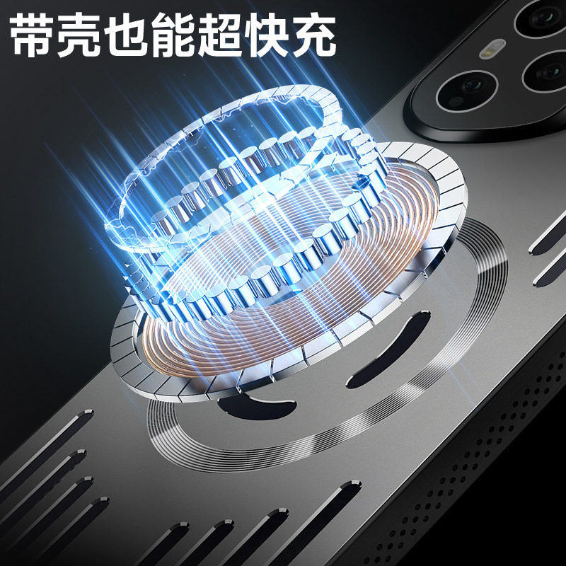 [アルミニウム合金放熱] Honor 400 携帯電話ケースに適した新しい Pro メタルレンズオールインクルーシブ落下防止保護カバー|undefined