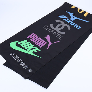 Customized Sports Clothing Personalized Logo Laser Trademark Colorful Reflective Stickers Reflective Lettering Labels