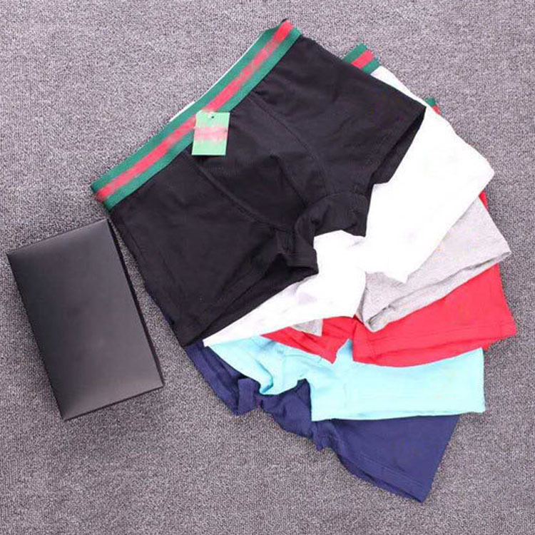 Men's boxer four-corner pure cotton unde...