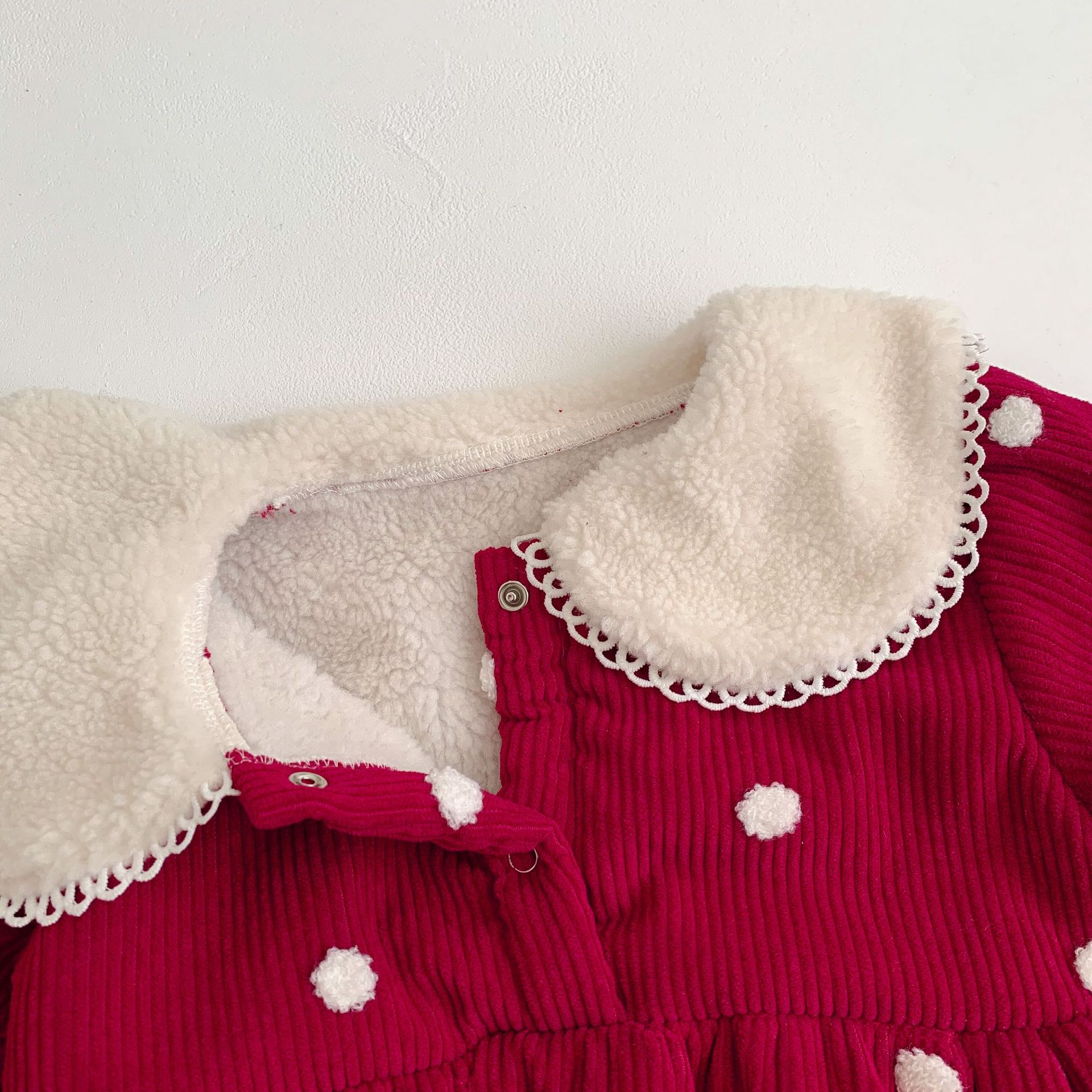 Prinzessin Einfarbig Baumwolle Baby Strampler display picture 6