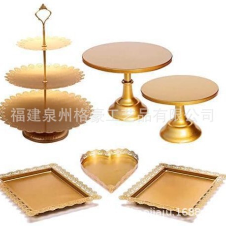 Transfronterizos Amazon temu postre estante de exhibición bandeja de pastel estante de pastel diseño de cumpleaños