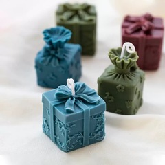 クリスマスギフトボックスシリコン金型diyアロマキャンドル石膏クリスマスプレゼント振り子金型