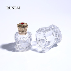 现货香水瓶15卡口复古高档分装瓶搭配皇冠盖100ml perfume bottle
