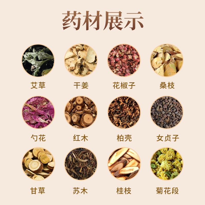 十二味味泡脚包  宛草堂三伏泡脚包药浴包药材不打粉12味泡脚药包|undefined