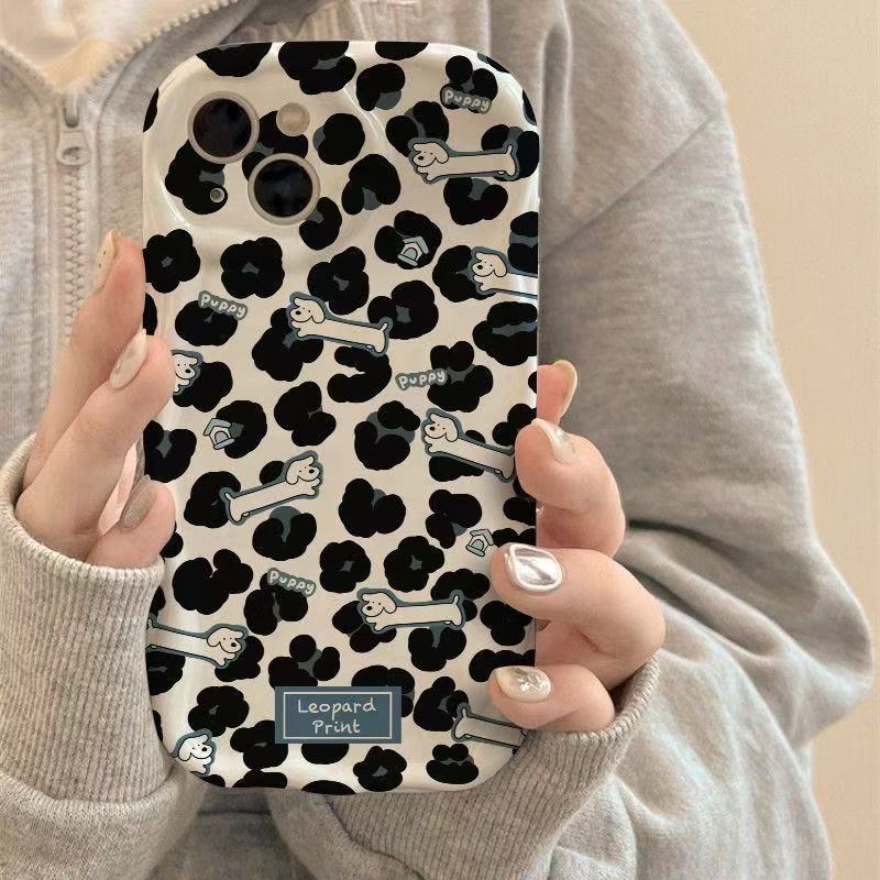 Funda para teléfono iphone16pro para cachorro de personalidad japonesa y coreana Apple 15/14/13promax nuevo 12/11