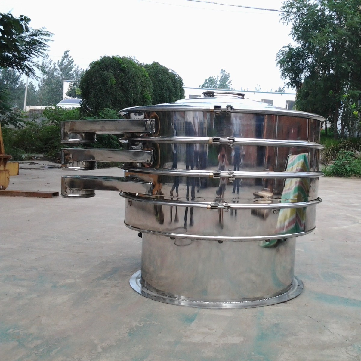 源头工厂陶瓷专用筛电动振动筛 三次全自动不锈钢旋振筛 粉电动筛