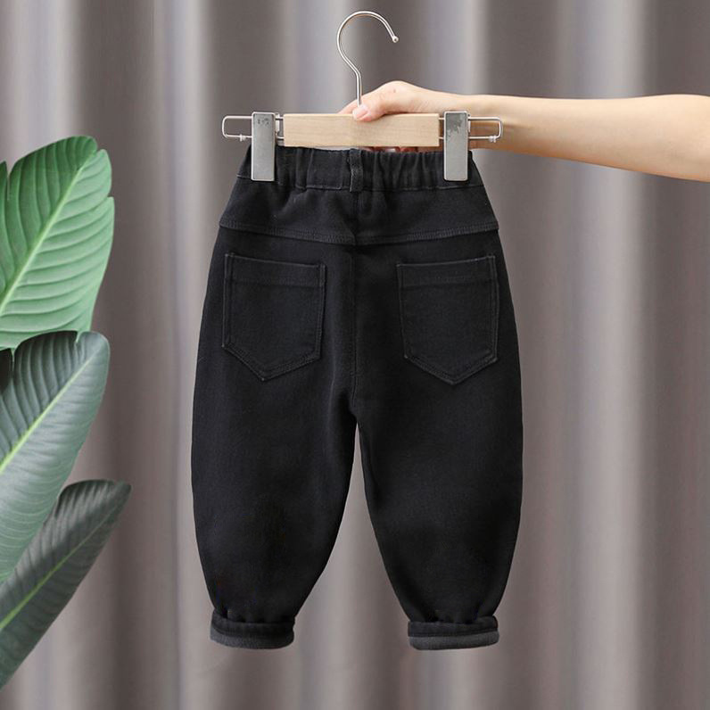 Jeans para niños más vello versátil nuevo otoño y invierno para hombres, ropa de invierno para niños, ropa de invierno para niños, pantalones para niños image 7