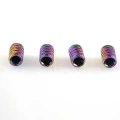 汽車摩托車美嘴 幻彩鋁合金氣門嘴帽美式自行車氣門蓋