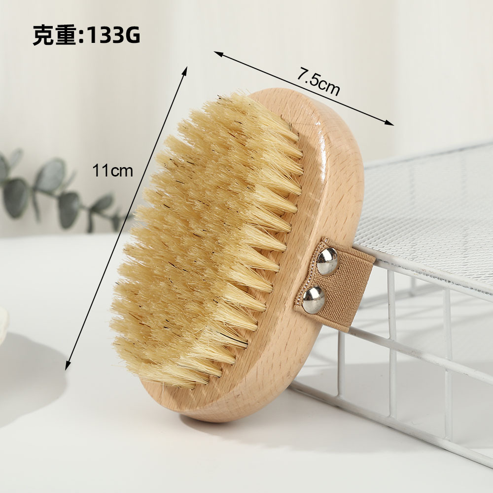 Cepillo Corporal de Masaje de Madera de Madera y Sisal para Baño image 9