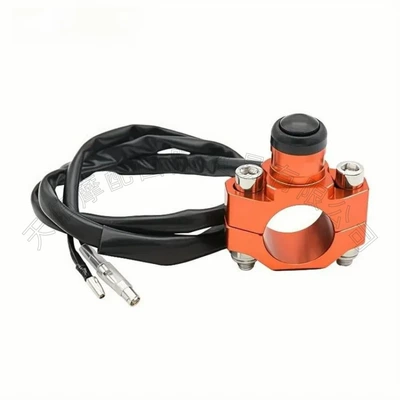 horn switch CNC button | Power supply, ignition system accessories - orange