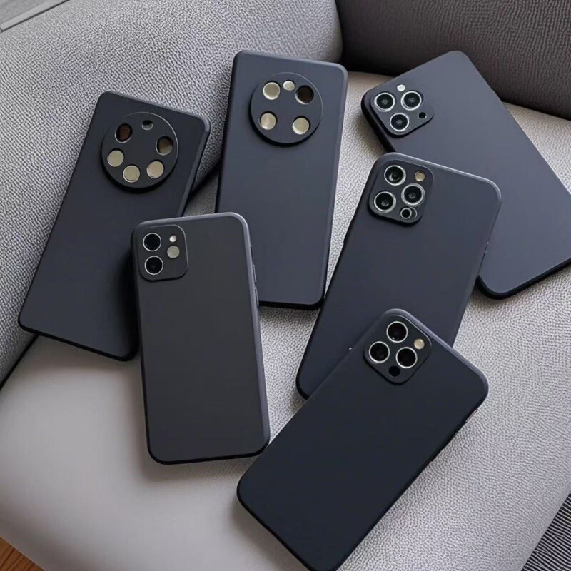 Suitable for Nova16Se, Honor 600, X80I, Play 80Plus, 70C Straight Edge Matte Black P90 Phone Case