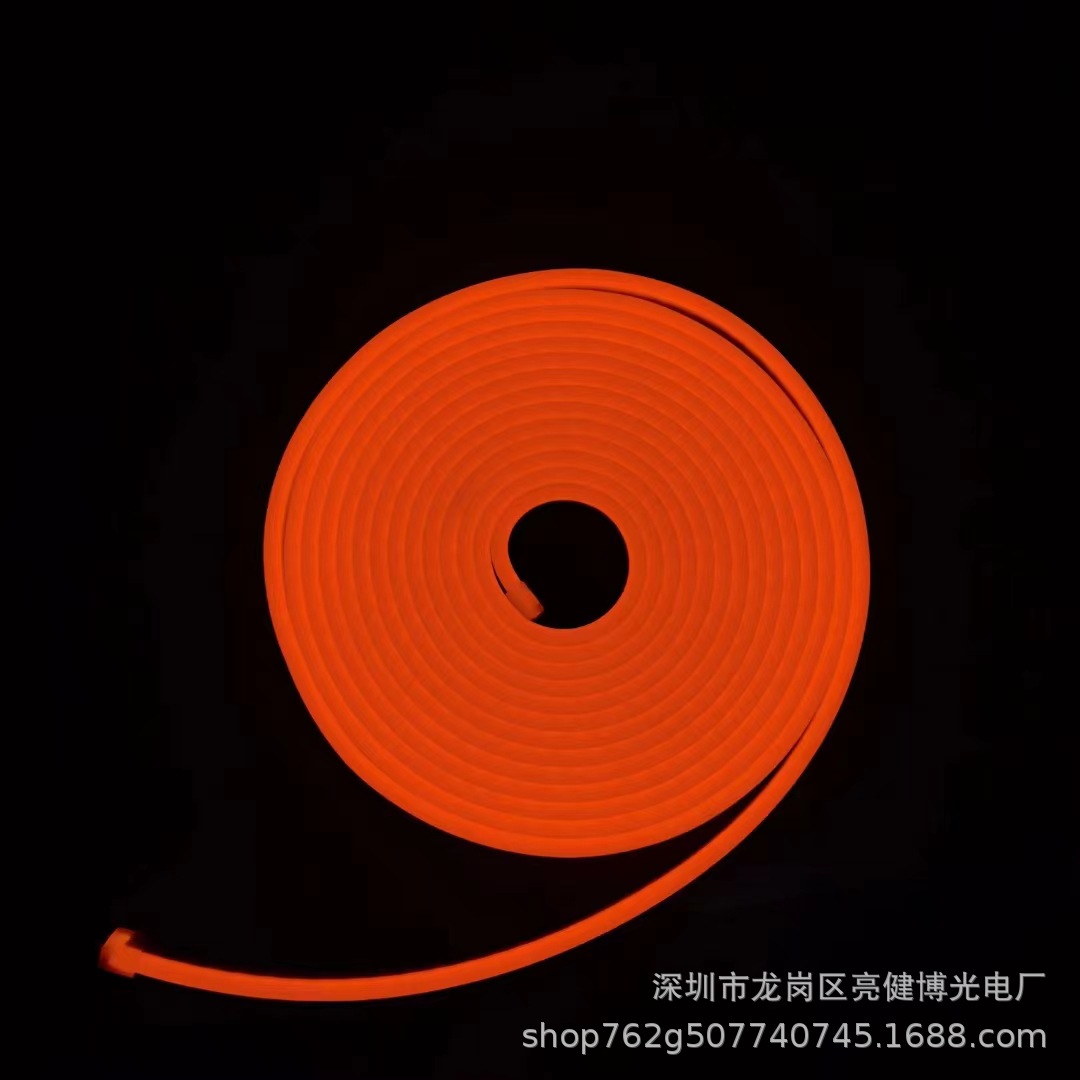 Juego de tiras de luces LED impermeables de silicona de bajo voltaje 12 V - Tira de luces de neón para iluminación decorativa empotrada en armarios