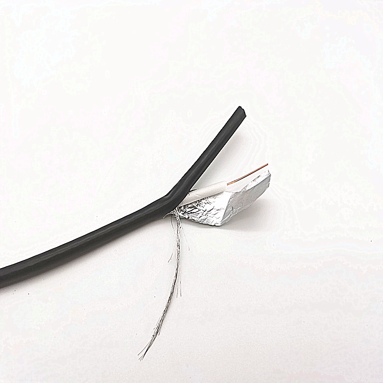 库存同轴电缆RG6 cctv  CCS视频线 48编物理发泡现货