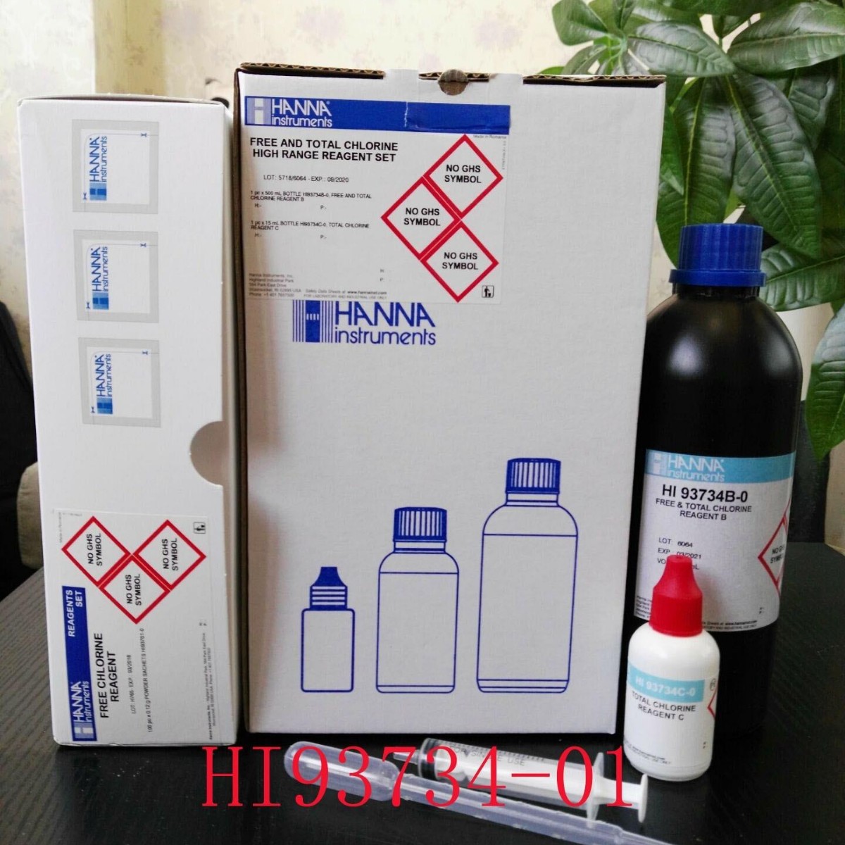 意大利哈纳 余氯试剂 HI93734-01 HI93734-03余氯总氯试剂