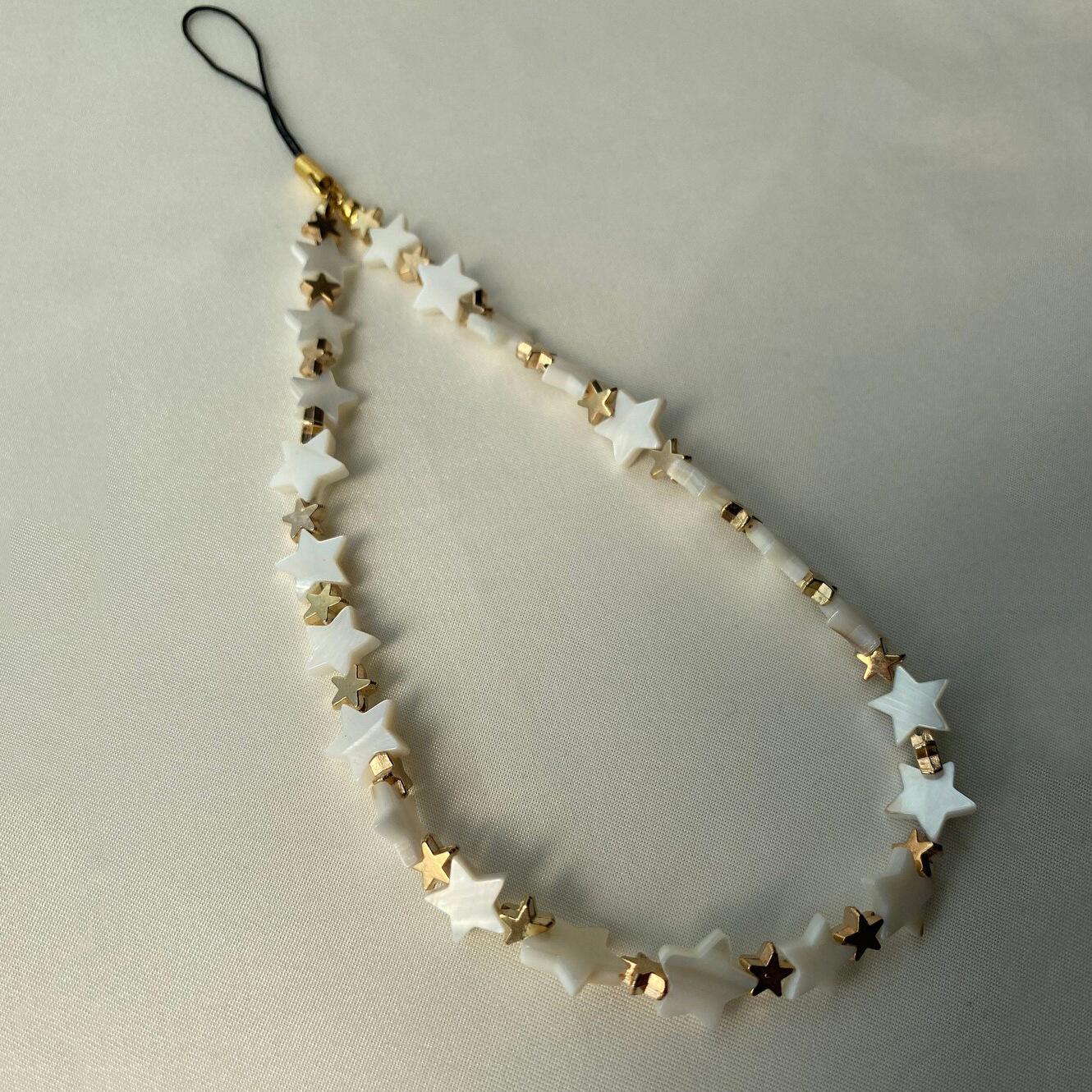 Love Shell con cuentas llavero de cadena de teléfono móvil imitación perla Shell teléfono móvil colgante simple todo partido accesorios de cáscara de teléfono móvil