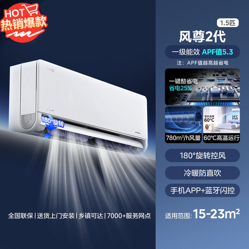 1.5마력 더 큰 Fengzun 2세대 1단계 에너지 효율(주요 권장 사항)