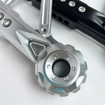 电动车侧脚架改装小牛边撑摩托车可调节单撑9号电瓶车脚架通用