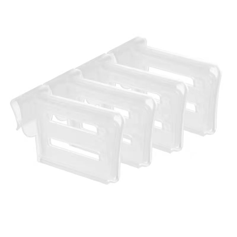 Caja de almacenamiento de tablero de partición retráctil de puerta lateral del refrigerador dentro de acabado tablero de compartimiento alargado condimento tablero de partición de almacenamiento pequeño