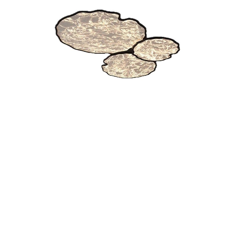 Nube 3D moderno minimalista sala de estar lámpara de techo dormitorio inteligente de espectro completo protección ocular de alto brillo lámpara inteligente para el hogar