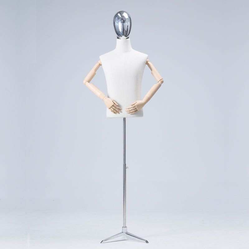 Maniquí Masculino de Medio Cuerpo de Plástico para Escaparate image 3