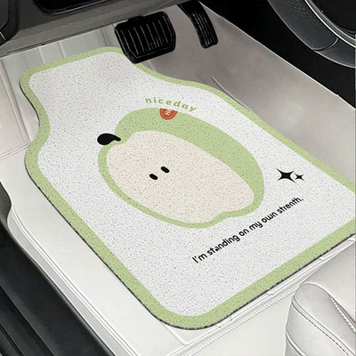 Avtomobil döşəmə paspasları, Kitten Cartoon Silk Loop Car