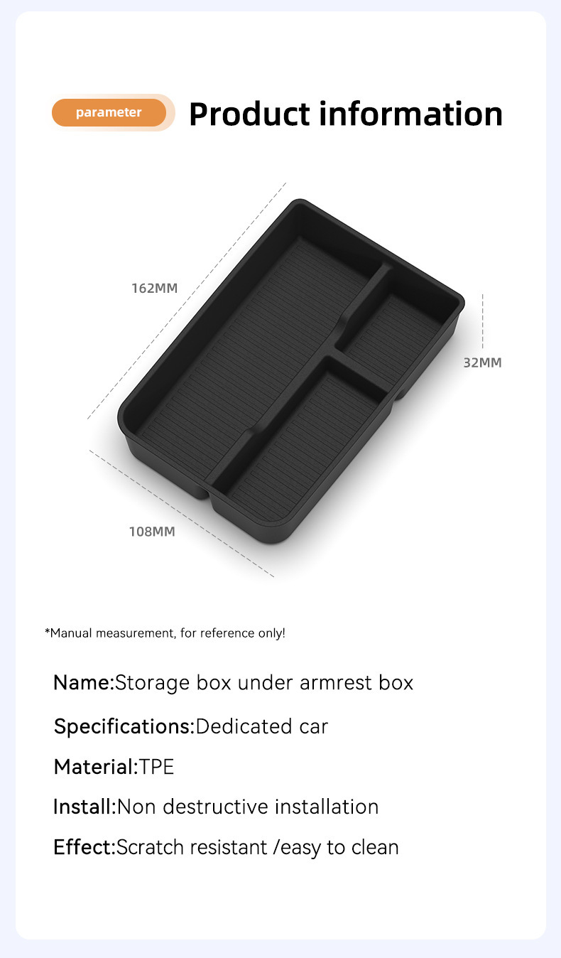 Suitable for 26 models of Nissan KICKS right-hand drive vehicles, center console armrest box storage box, car accessories and modification parts