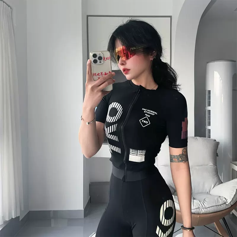 户外运动夏新款PAS薄T.K.O长短袖公路车自行车骑行服上衣透气速干