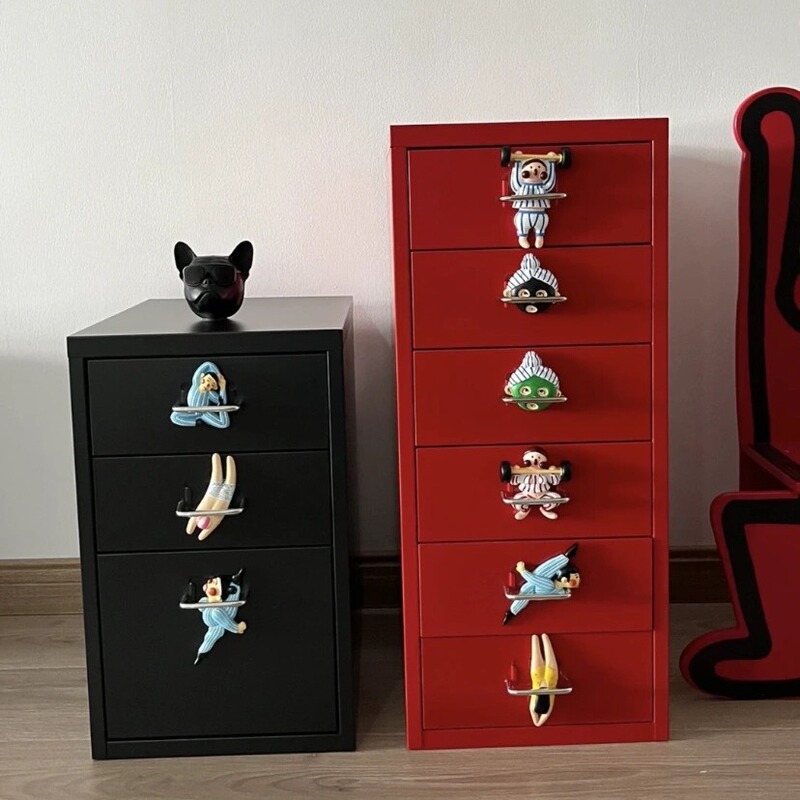 クリエイティブ DIY 収納キャビネットリビングルーム収納キャビネット多層オフィスファイル収納キャビネット鉄ベッドサイド引き出しキャビネット|undefined