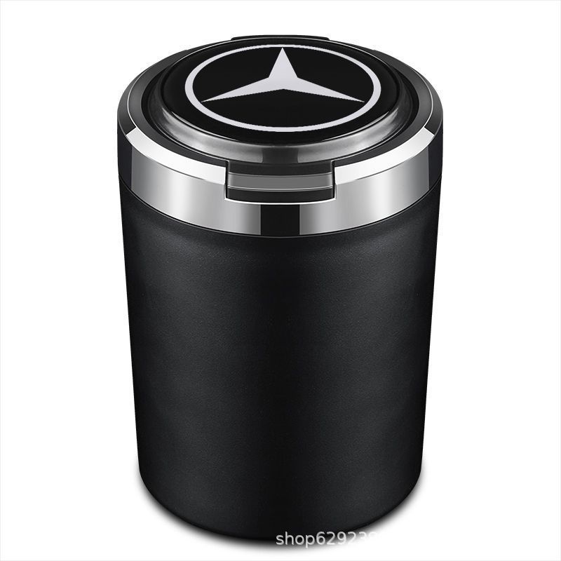 Shangchuang – Car Ashtray Car ashtray - noble-black-mercedes-benz-metal-liner