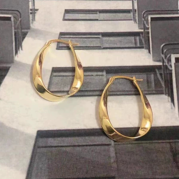 Jewelry, golden earrings