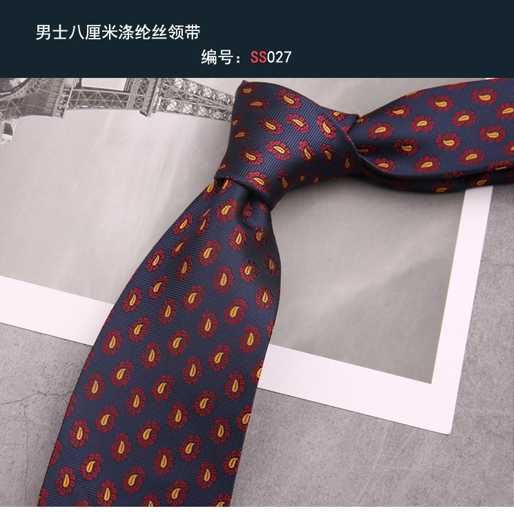 Ropa formal de los hombres de la boda del novio de los hombres de negocios Azul Rojo mano anudada traje de rayas patrón animal corbata