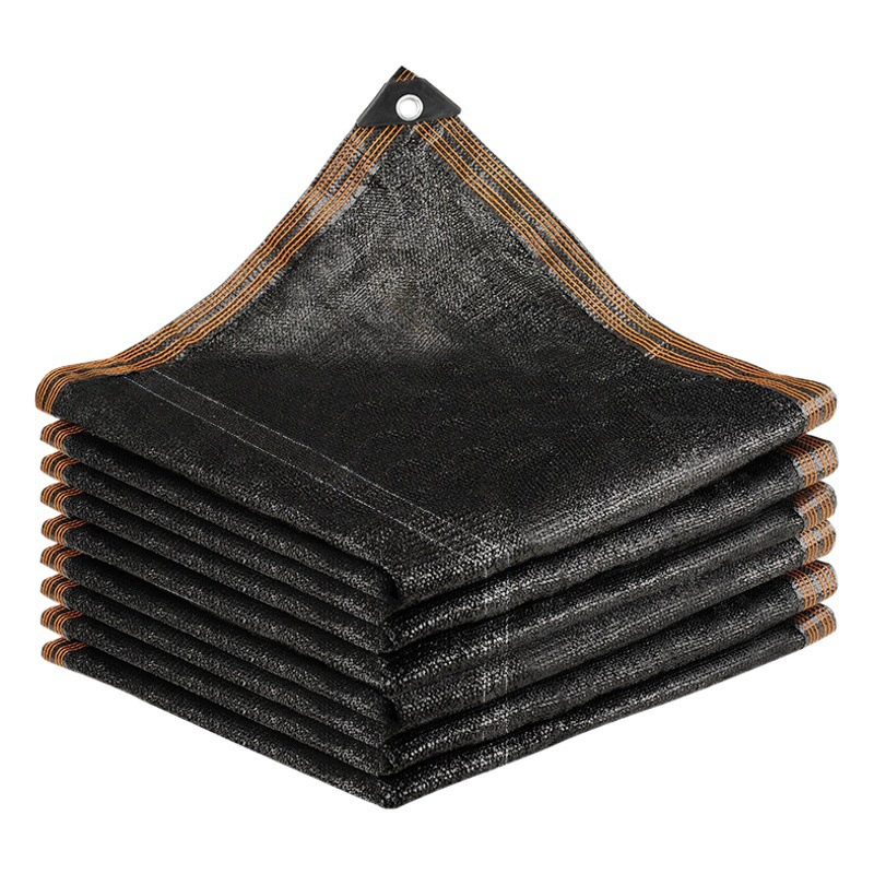 Черная сетка солнцезащитного крема зашифрована утолщенная теплоизоляционная ткань